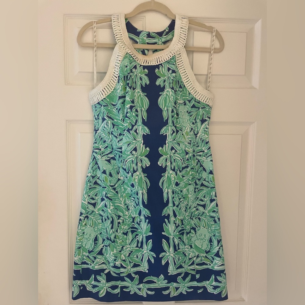 Lilly Pulitzer bamboo shift dress size 4